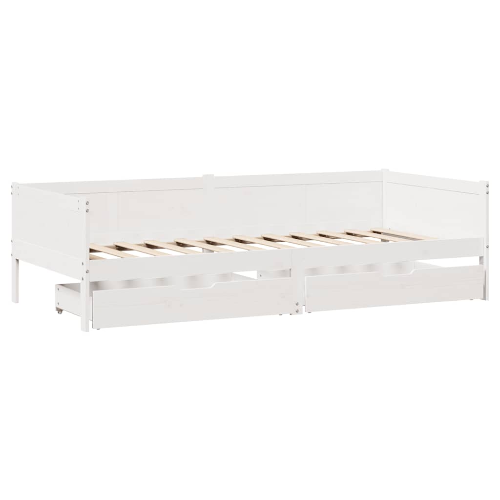 Daybed With Drawers Without Mattress Single Solid Wood
