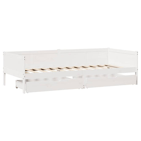 Daybed With Drawers Without Mattress Single Solid Wood