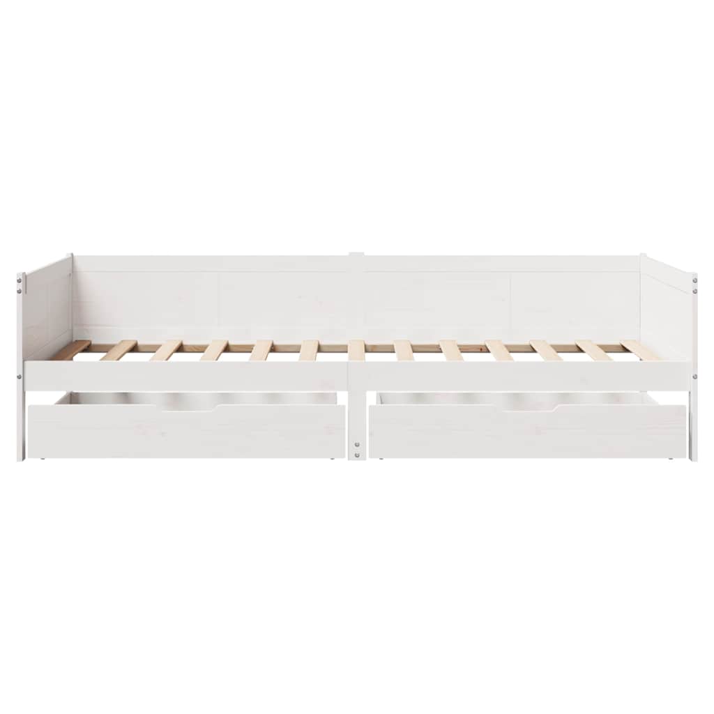 Daybed With Drawers Without Mattress Single Solid Wood