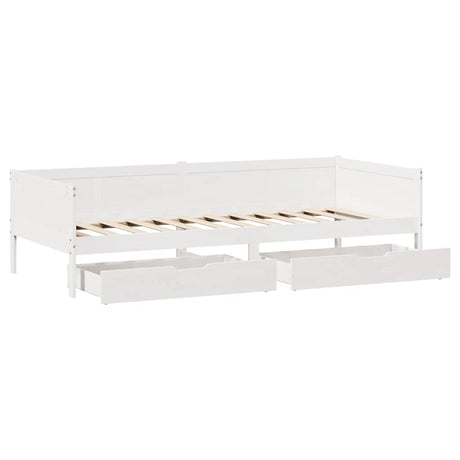 Daybed With Drawers Without Mattress Single Solid Wood