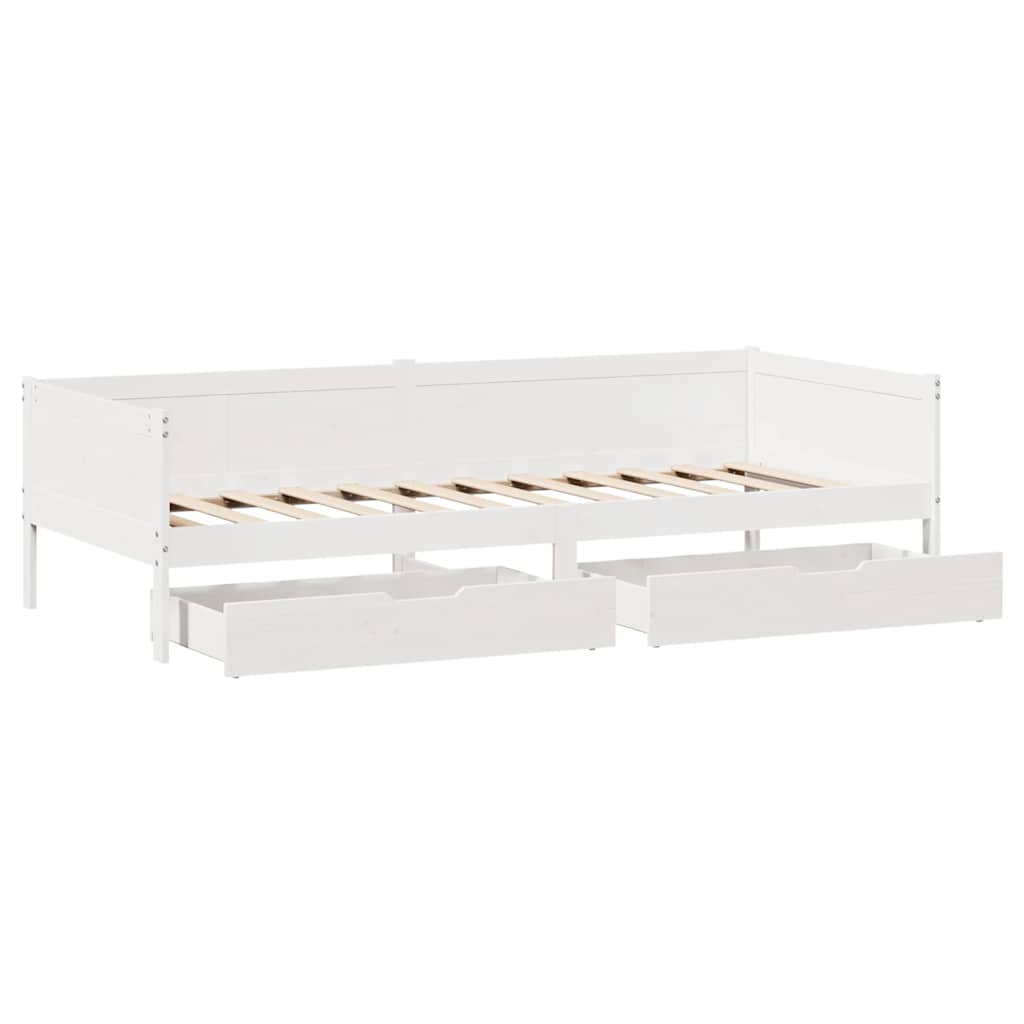 Daybed With Drawers Without Mattress Single Solid Wood