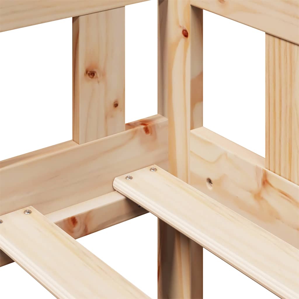 Daybed With Drawers Without Mattress 90X200 Cm Solid Wood