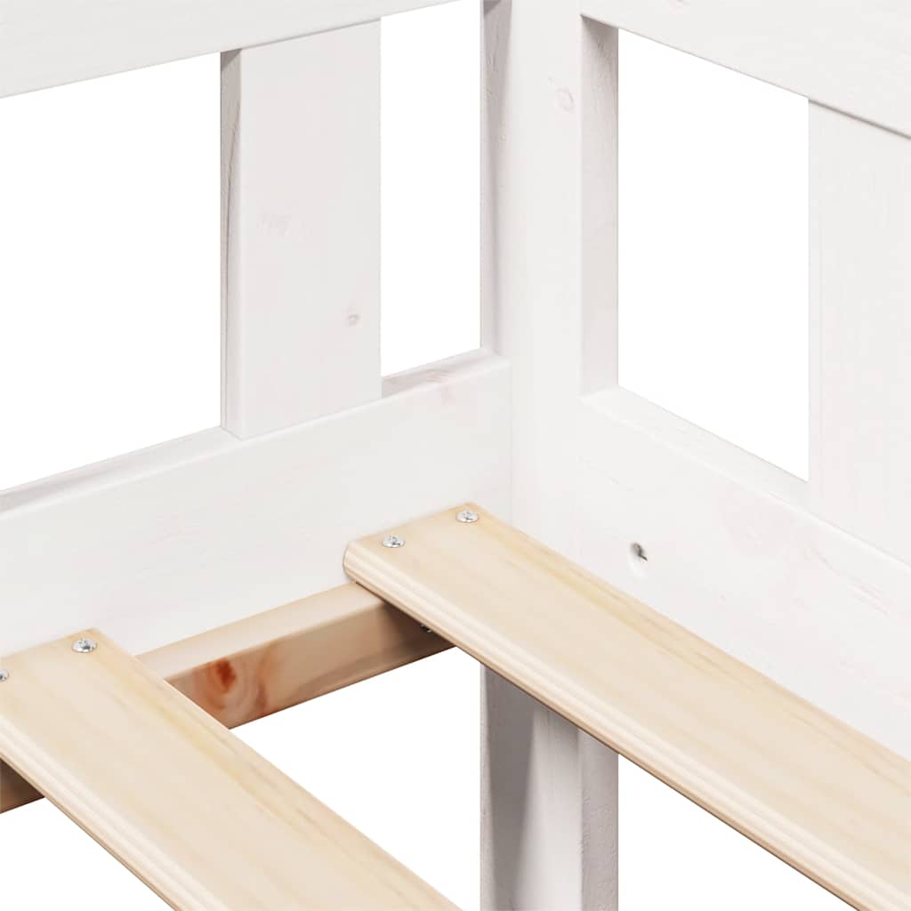 Daybed With Drawers Without Mattress 90X190 Cm Single Solid Wood