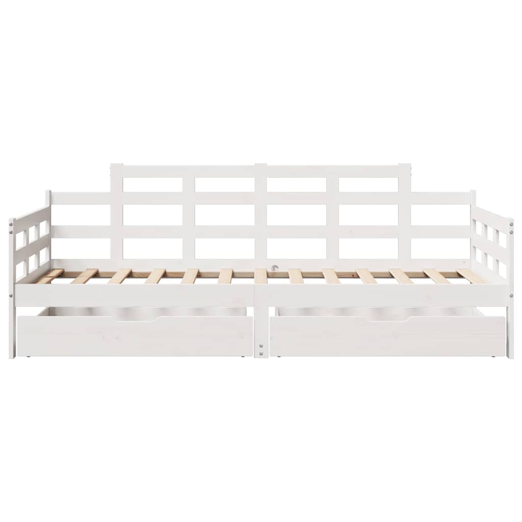 Daybed With Drawers Without Mattress Solid Wood