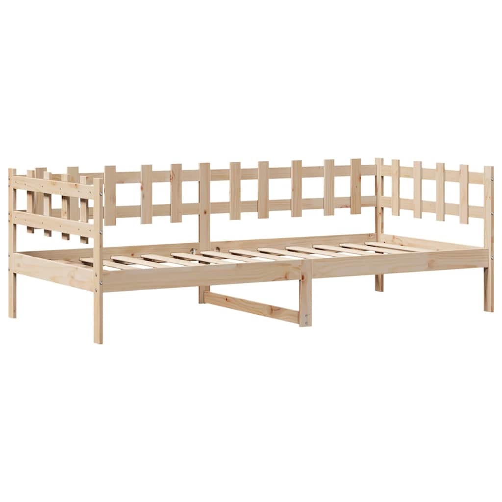 Daybed With Drawers Without Mattress 90X190 Cm Single Solid Wood