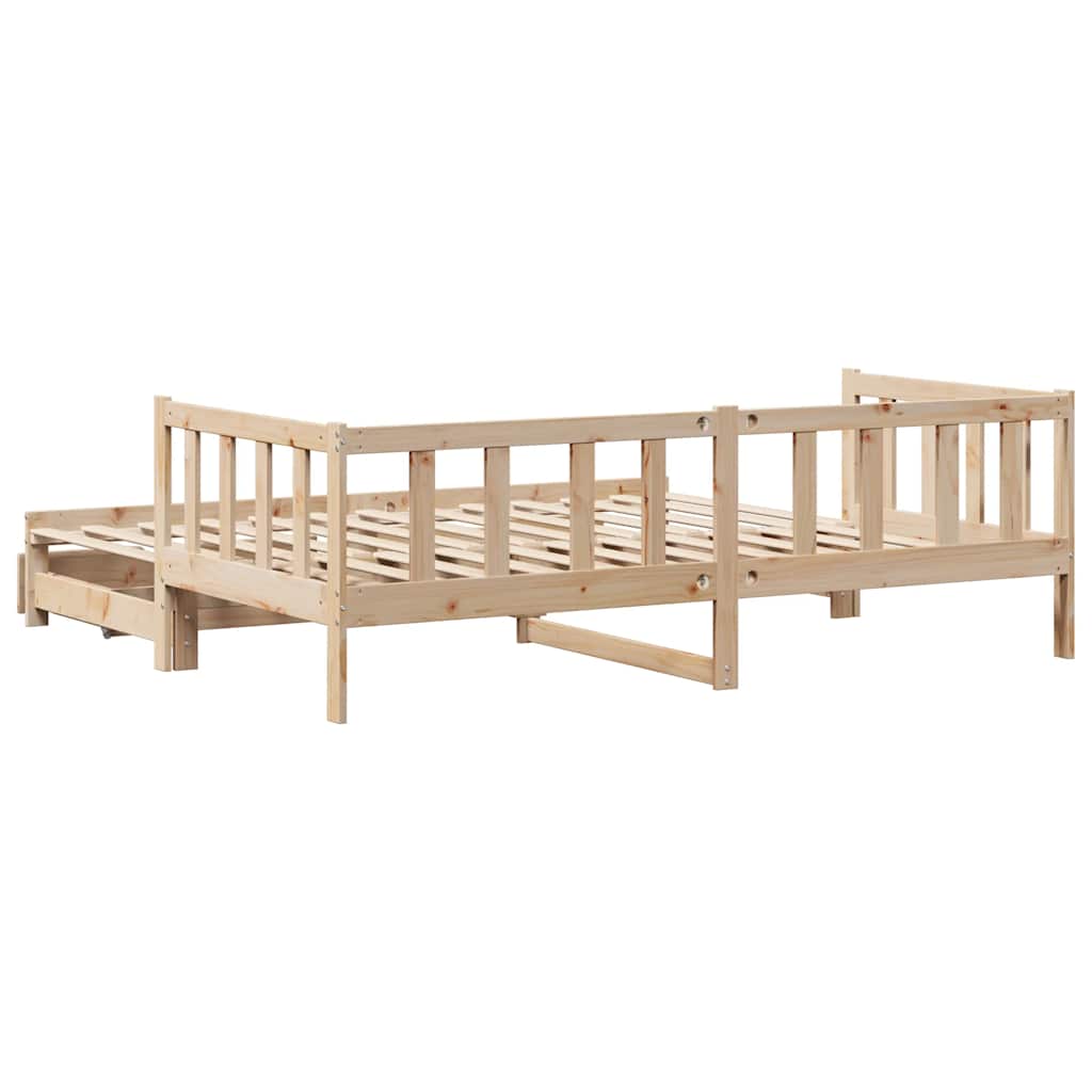 Daybed With Trundle And Drawers Without Mattress Single