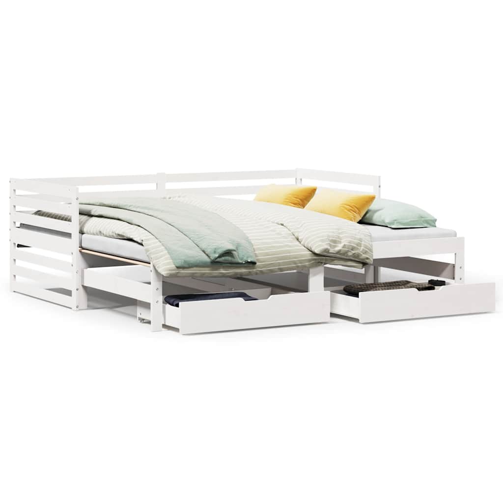 Daybed With Drawers Without Mattress Solid Wood