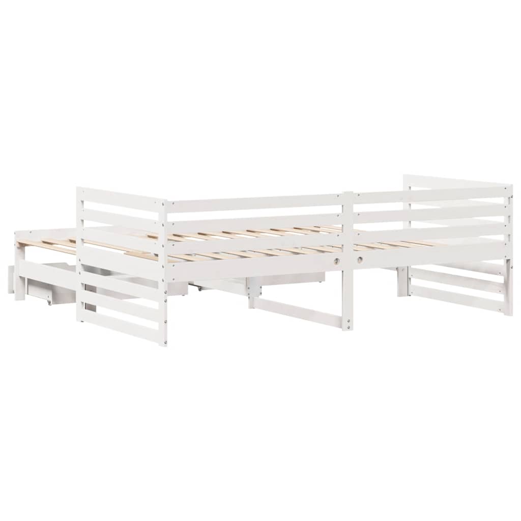 Daybed With Drawers Without Mattress Solid Wood