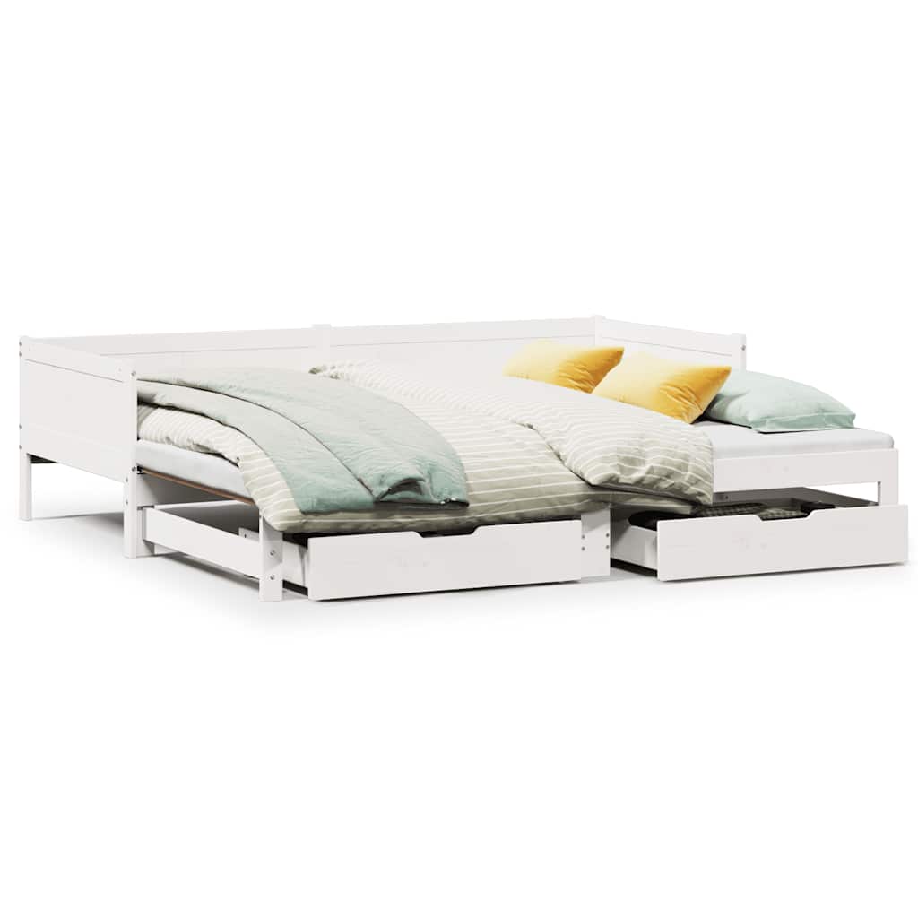 Daybed With Trundle And Drawers Without Mattress