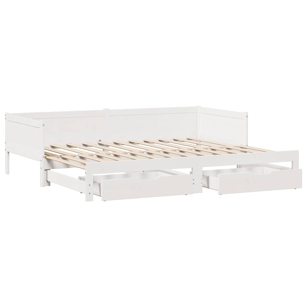 Daybed With Trundle And Drawers Without Mattress