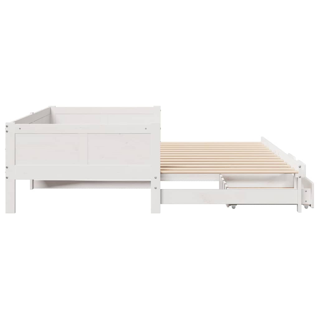 Daybed With Trundle And Drawers Without Mattress