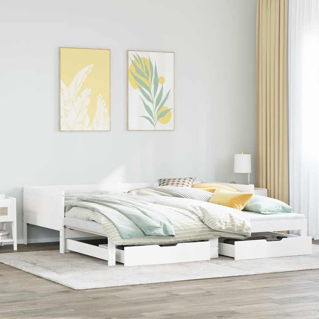 Daybed With Trundle And Drawers Without Mattress