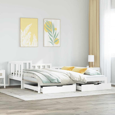 Daybed With Trundle And Drawers Without Mattress Single