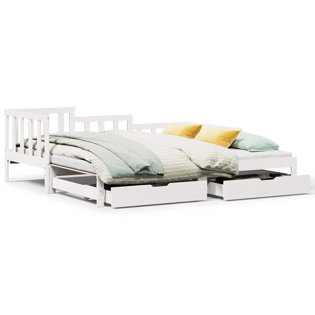 Daybed With Trundle And Drawers Without Mattress Single