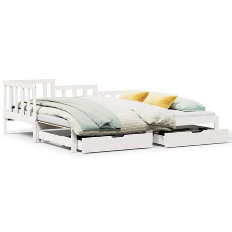 Daybed With Trundle And Drawers Without Mattress Single