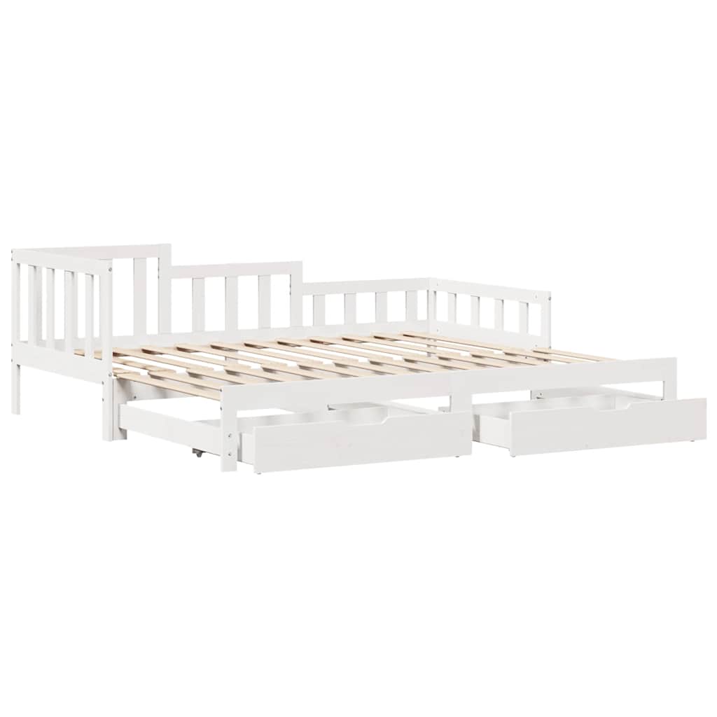 Daybed With Trundle And Drawers Without Mattress Single