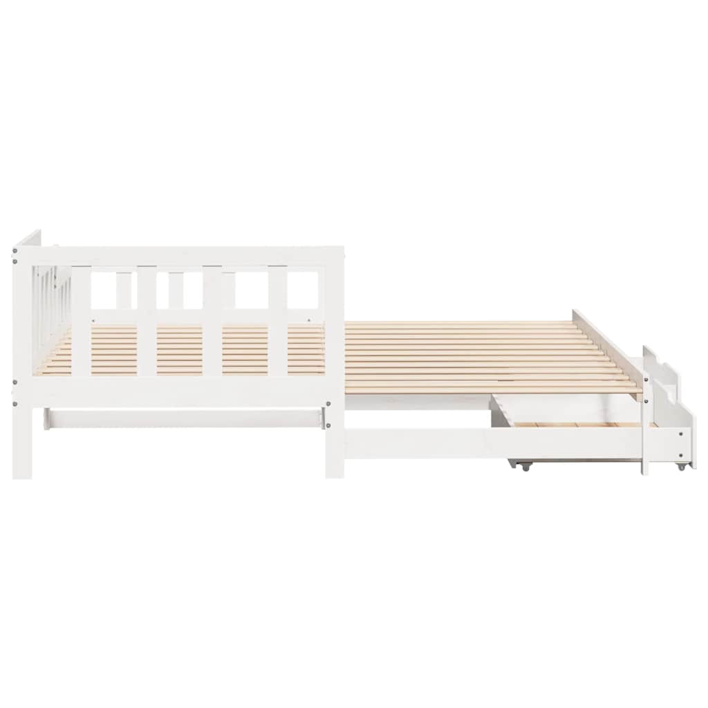 Daybed With Trundle And Drawers Without Mattress Single