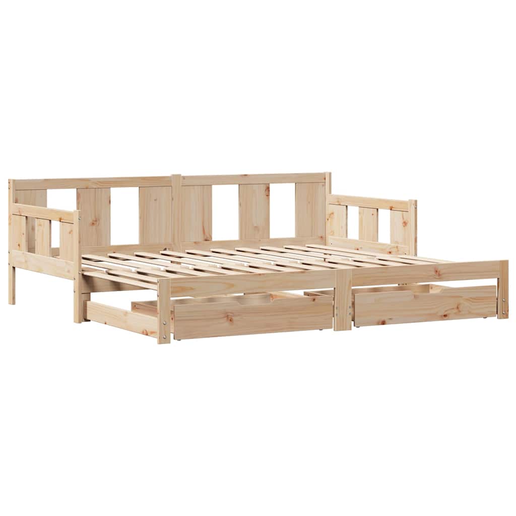 Daybed With Trundle And Drawers Without Mattress