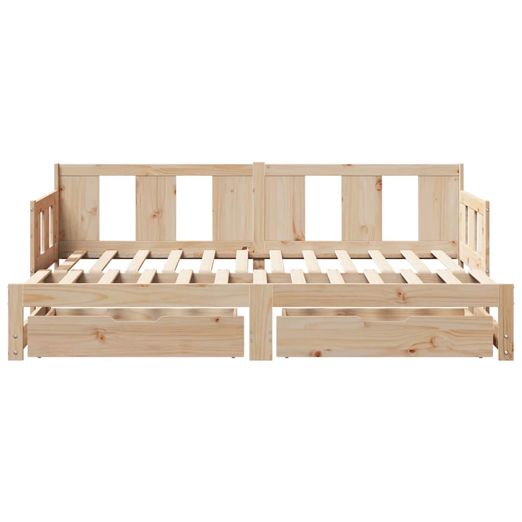 Daybed With Trundle And Drawers Without Mattress