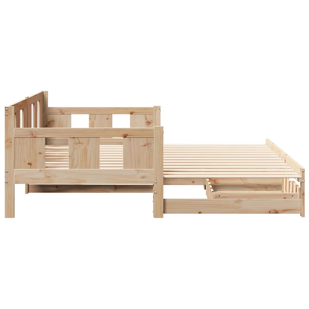 Daybed With Trundle And Drawers Without Mattress