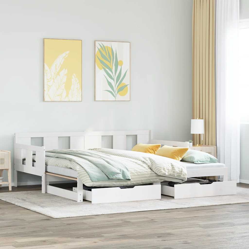 Daybed With Trundle And Drawers Without Mattress