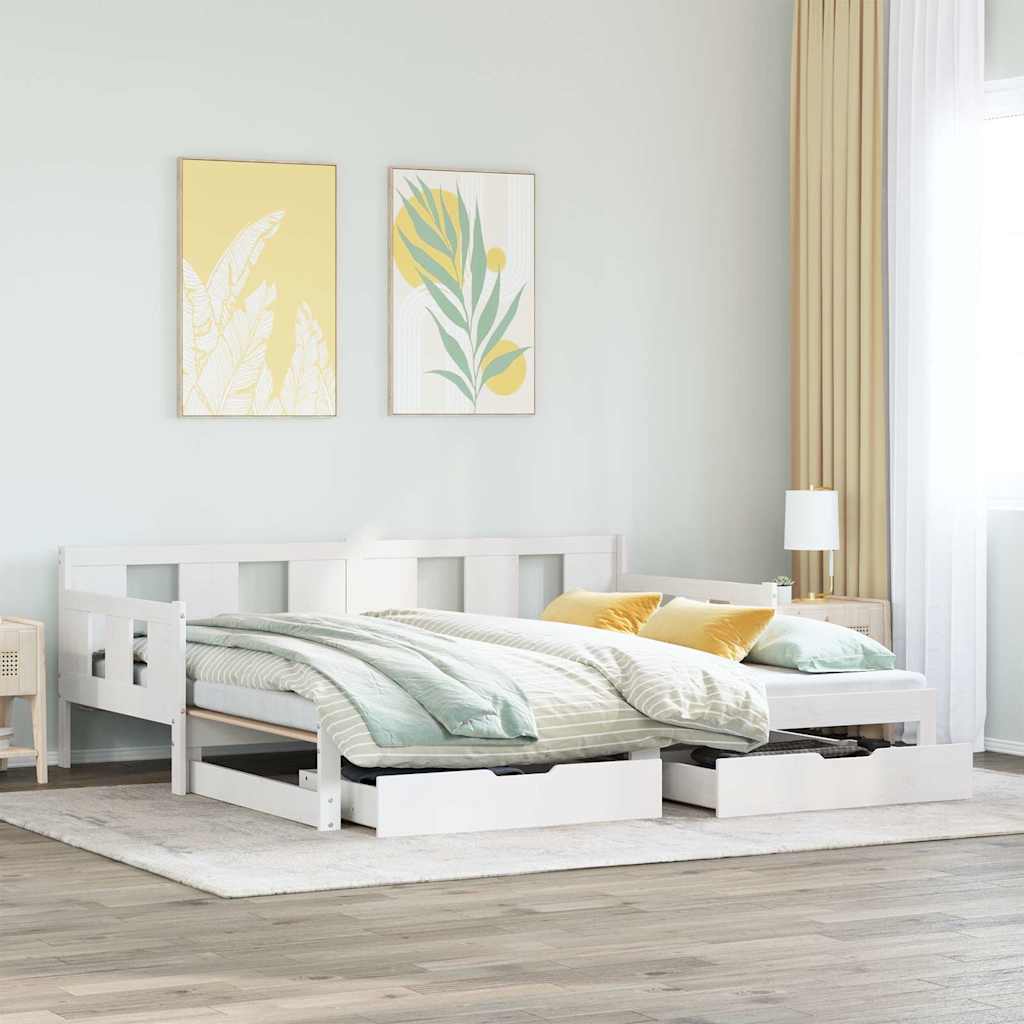 Daybed With Trundle And Drawers Without Mattress