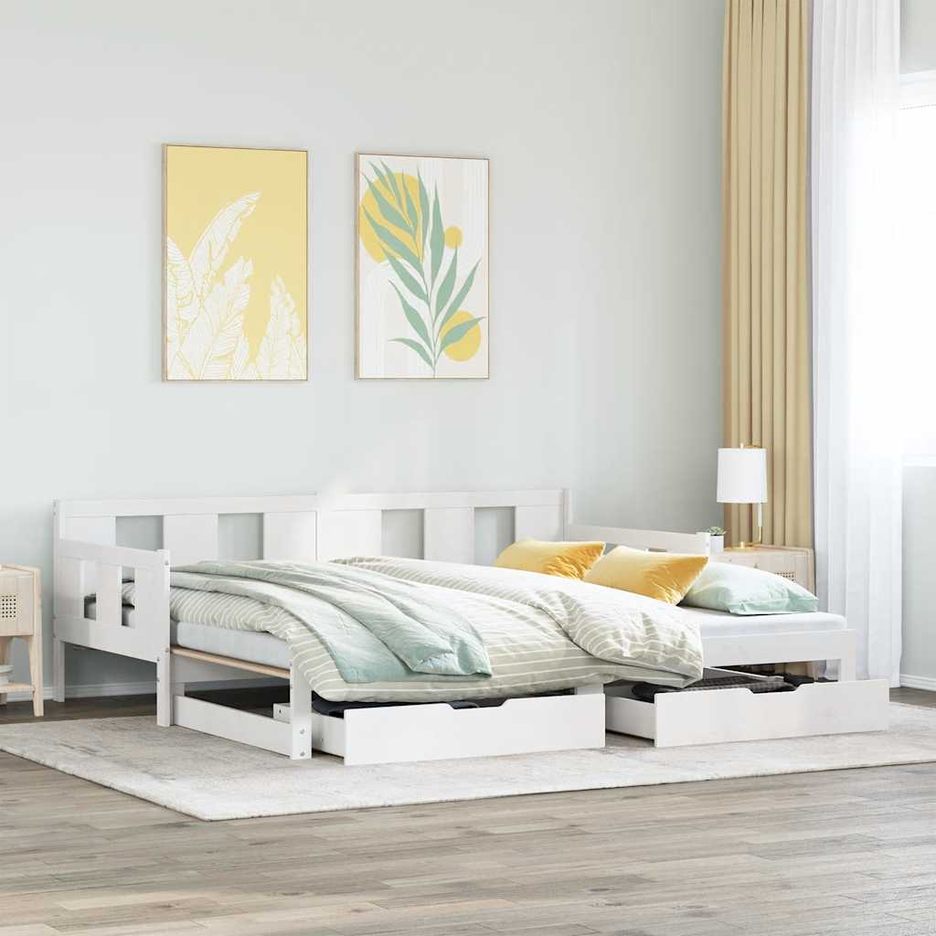 Daybed With Trundle And Drawers Without Mattress