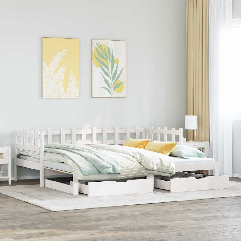 Daybed With Trundle And Drawers Without Mattress Single