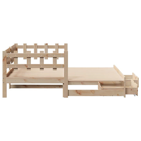 Daybed With Trundle And Drawers Without Mattress Single