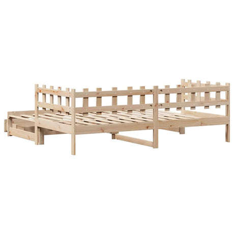 Daybed With Trundle And Drawers Without Mattress Single