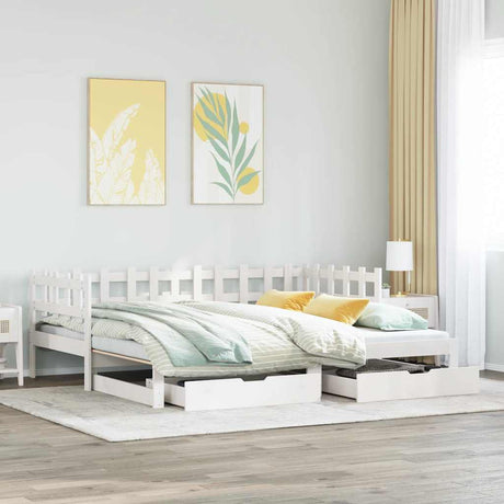 Daybed With Trundle And Drawers Without Mattress Single