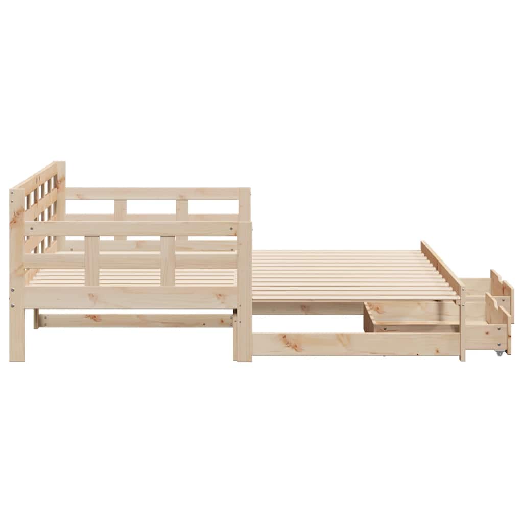 Daybed With Trundle And Drawers Without Mattress