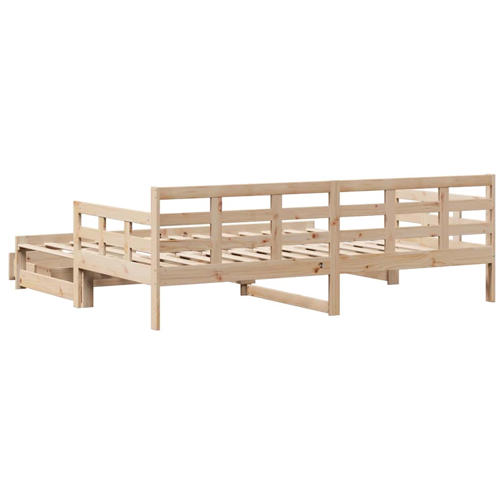 Daybed With Trundle And Drawers Without Mattress