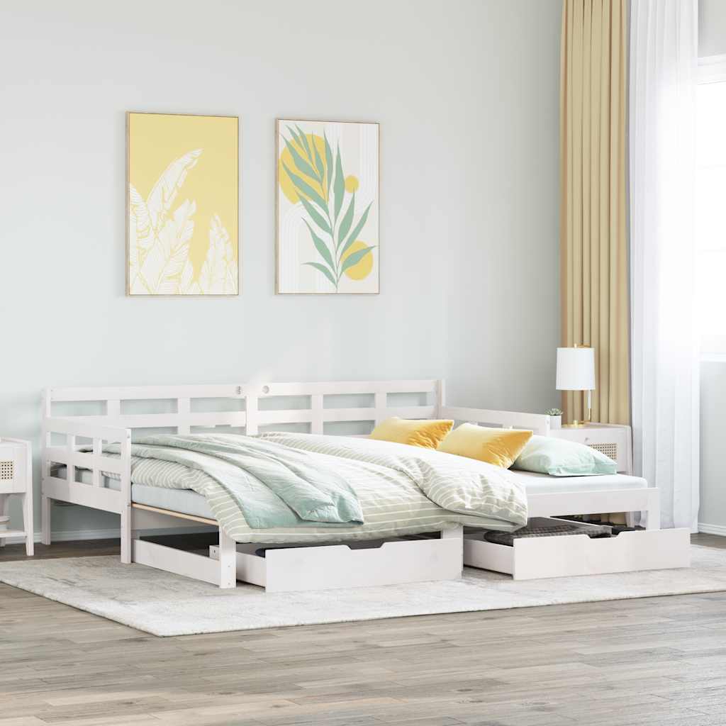 Daybed With Trundle And Drawers Without Mattress