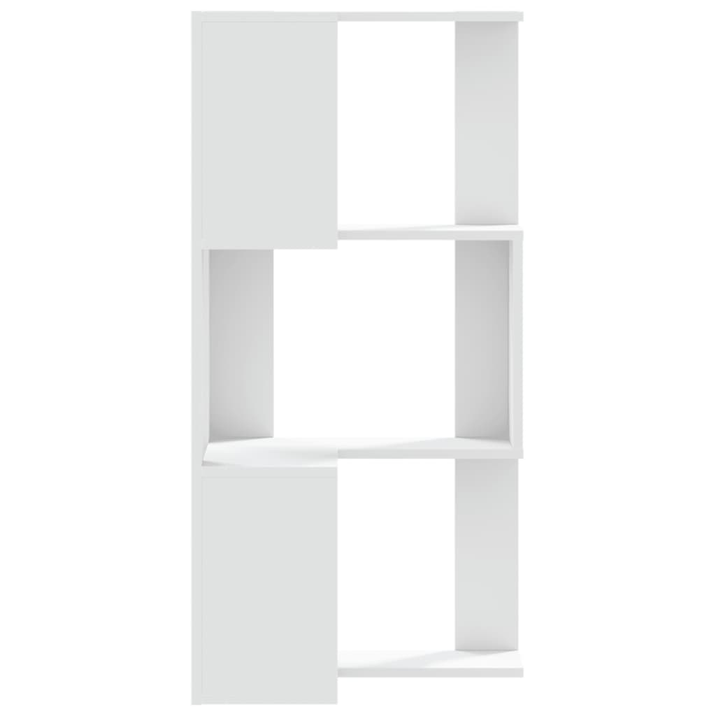 Corner Bookcase 3-Tier 50X50X102 Cm Engineered Wood