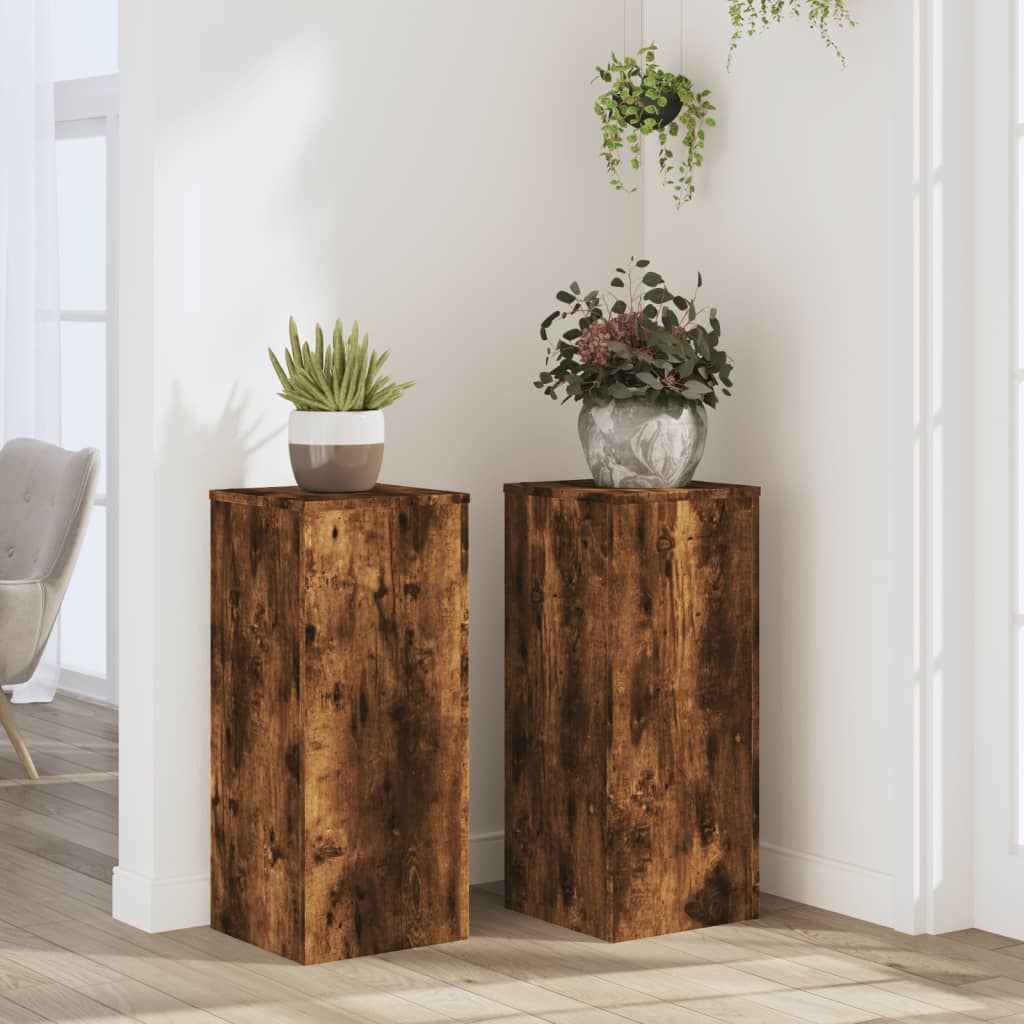 Plant Stands 2 Pcs Engineered Wood