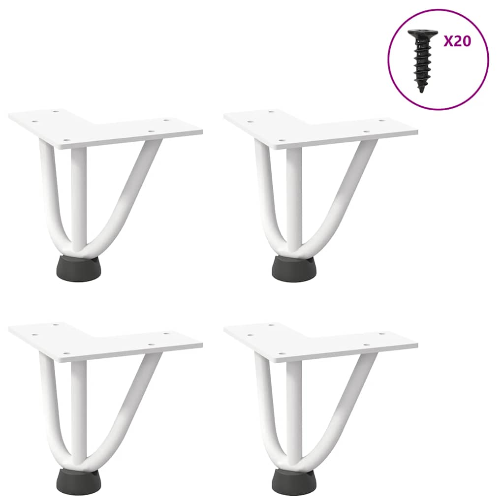 Hairpin Legs For Coffee Table 4 Pcs Solid Steel