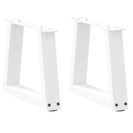 Dining Table Legs V-Shape 2 Pcs Steel