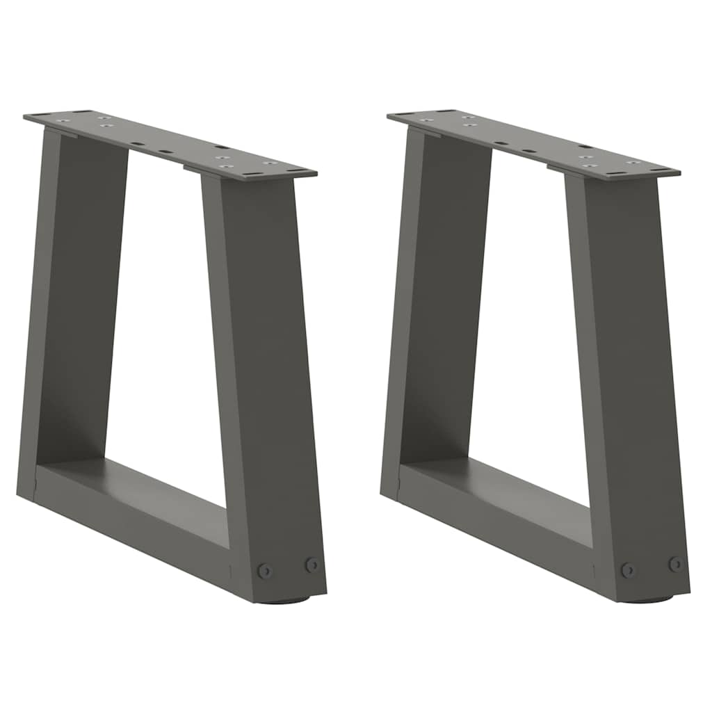 Dining Table Legs V-Shape 2 Pcs Steel