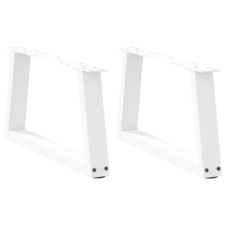 Dining Table Legs V-Shape 2 Pcs Steel