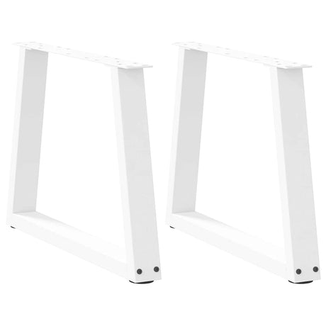 Dining Table Legs V-Shape 2 Pcs Steel