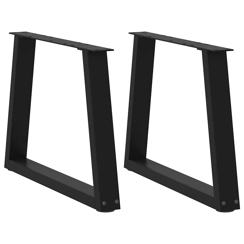 Dining Table Legs V-Shape 2 Pcs Steel