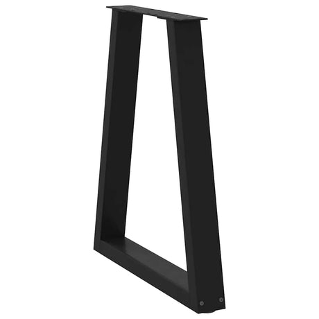 Dining Table Legs V-Shape 2 Pcs Steel