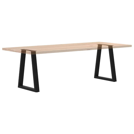 Dining Table Legs V-Shape 2 Pcs Steel