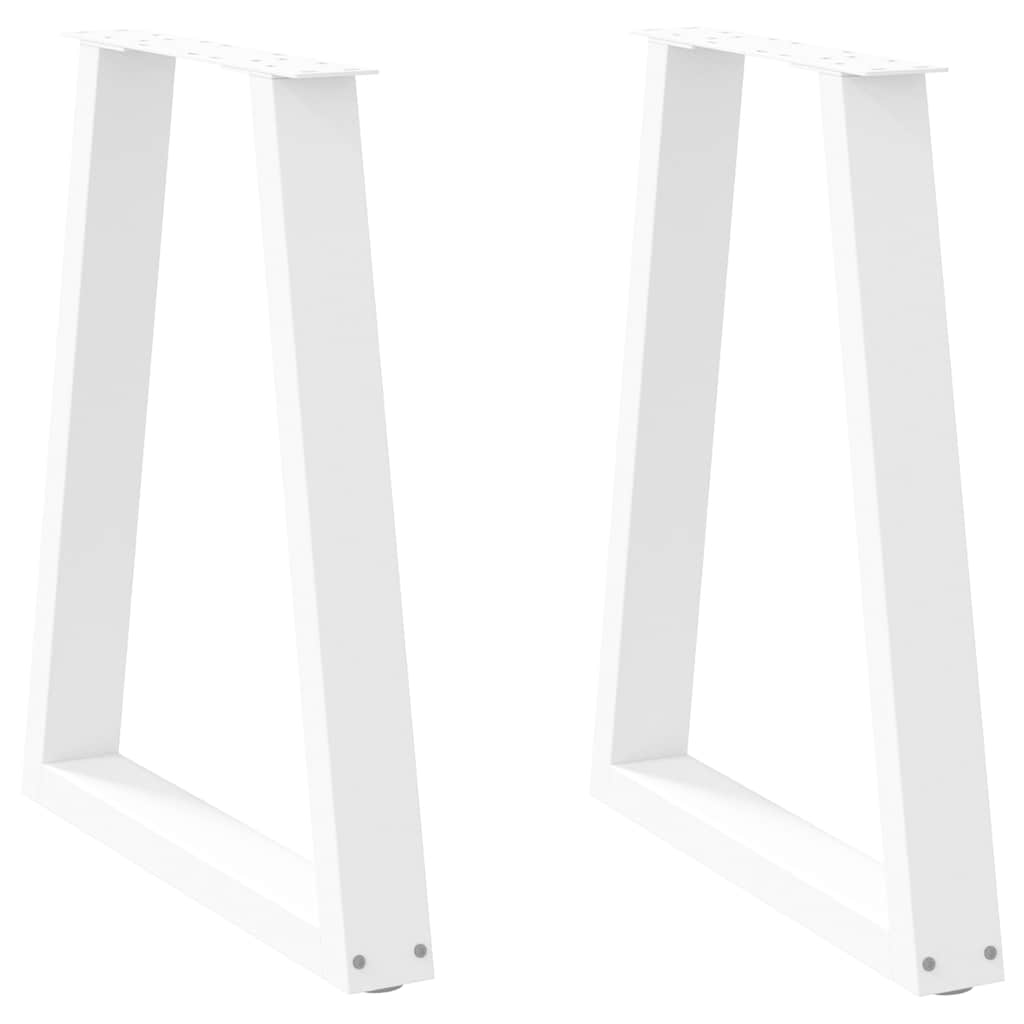 Dining Table Legs V-Shape 2 Pcs Steel
