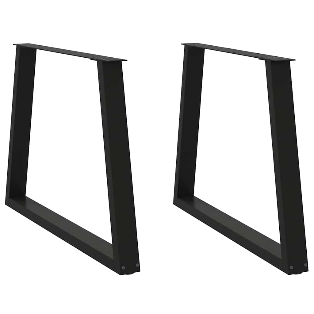 Dining Table Legs V-Shape 2 Pcs Steel