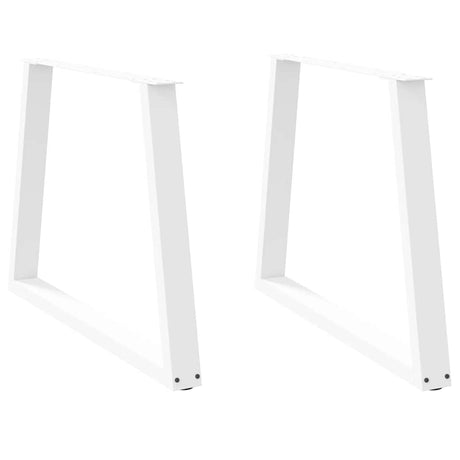 Dining Table Legs V-Shape 2 Pcs Steel