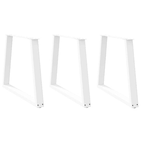 Dining Table Legs V-Shape 2 Pcs Steel