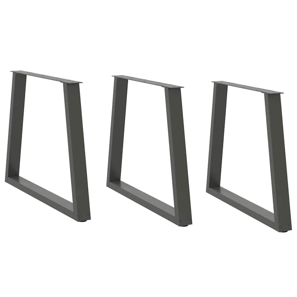 Dining Table Legs V-Shape 2 Pcs Steel
