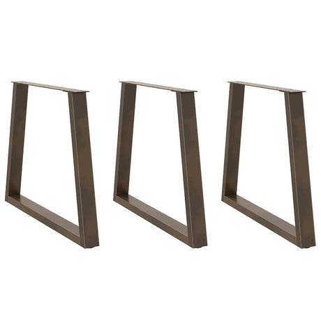 Dining Table Legs V-Shape 2 Pcs Steel